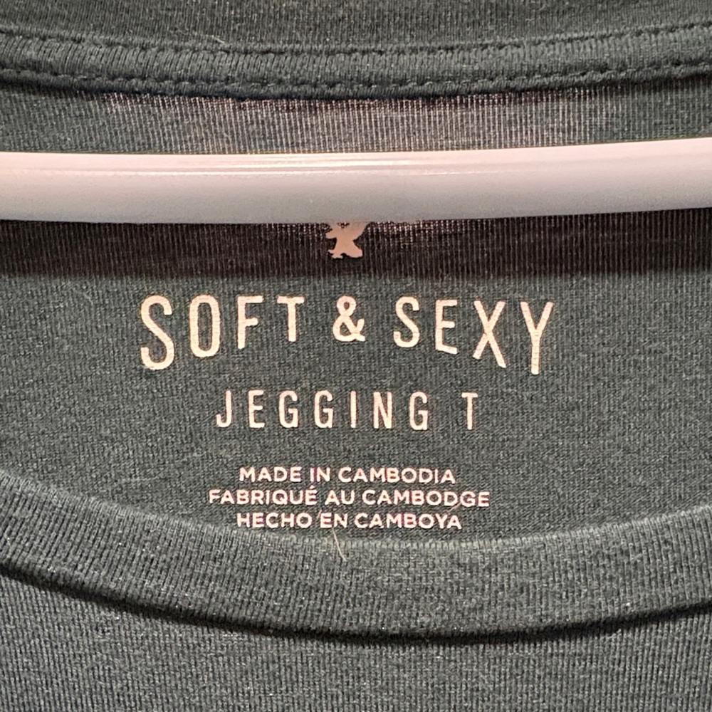 American Eagle Soft & Sexy Long Sleeve Top - Picture 2 of 4